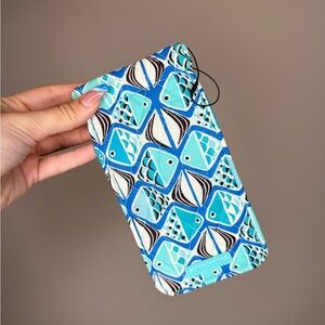 Vera Bradley Go Fish Blue Eyeglass case